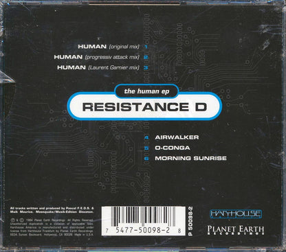 Resistance D - The Human EP Music CD