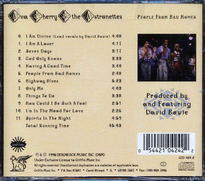 Ava Cherry & The Astronettes - People From Bad Homes Music CD