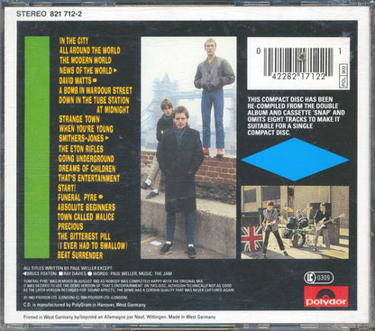 The Jam - Compact Snap Music CD