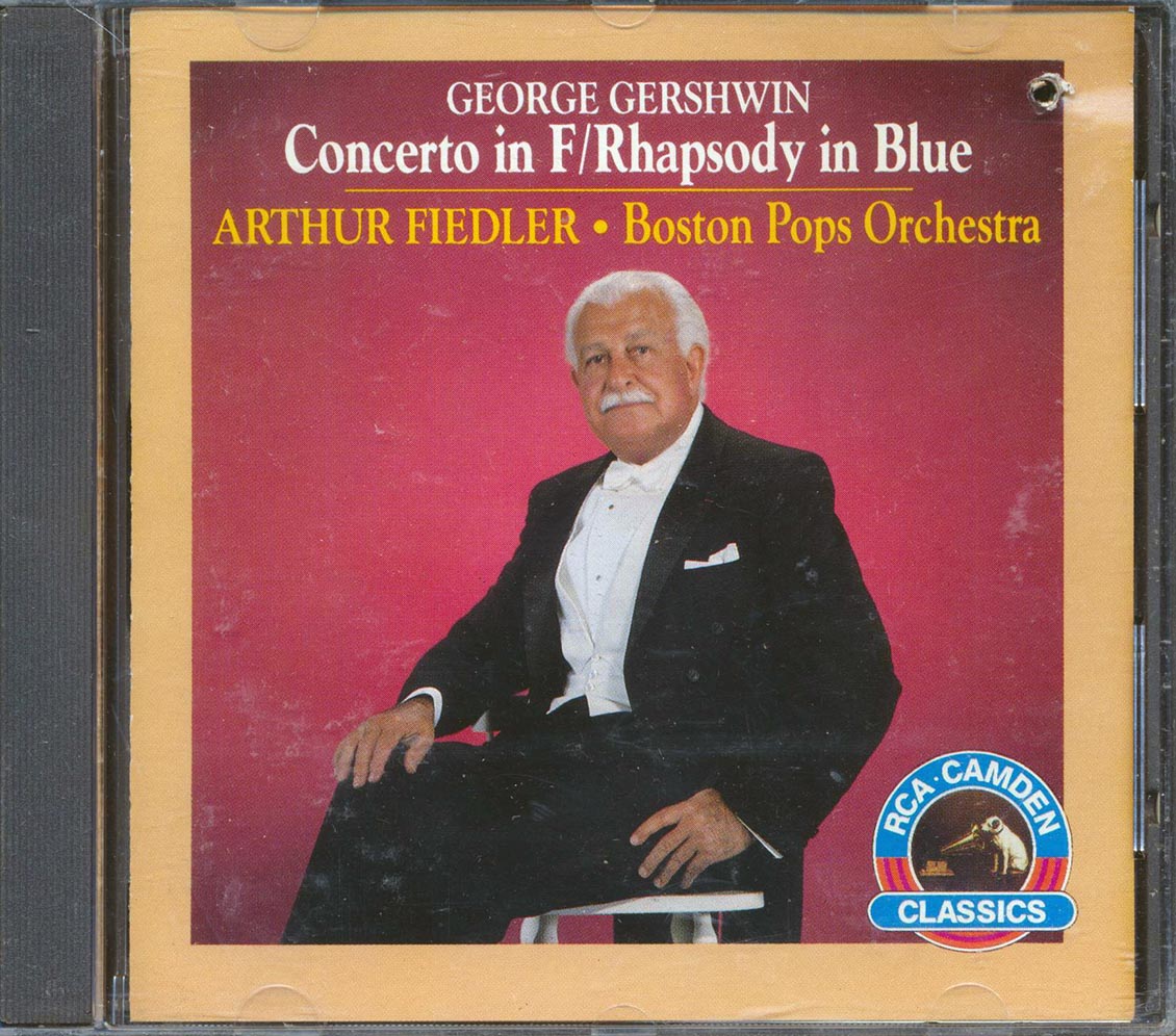 Arthur Fiedler, Boston Pops Orchestra, Jesus Maria Sanroma, Gershwin - Concerto In F; Rhapsody In Blue Music CD