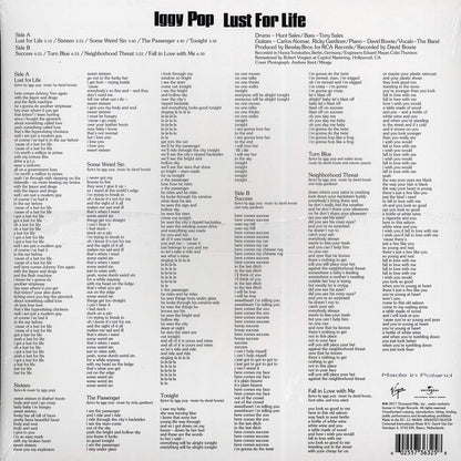 Iggy Pop Lust For Life 180g Vinyl Record