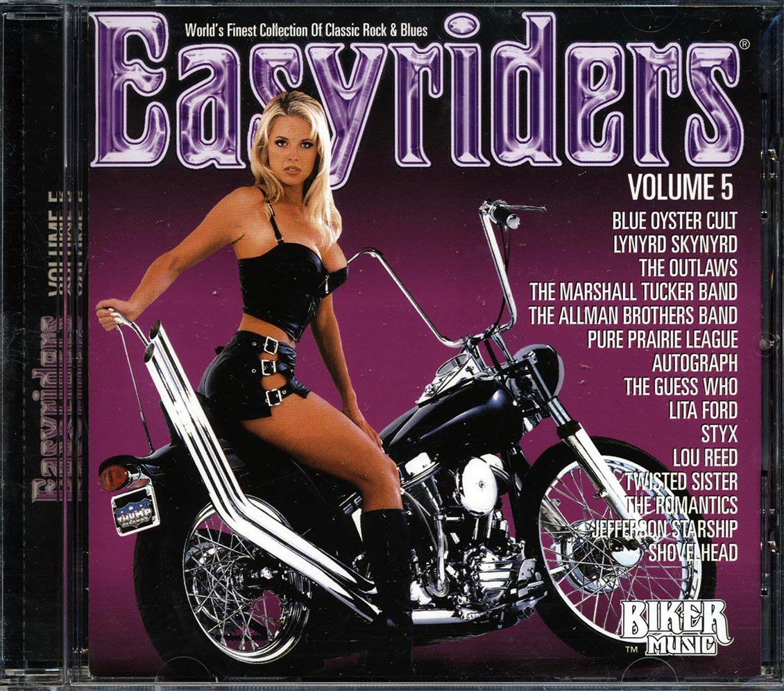 Lynyrd Skynyrd Blue Oyster Cult Lou Reed Styx The Allman Brothers Band Etc Easyriders Volume 5 Music CD