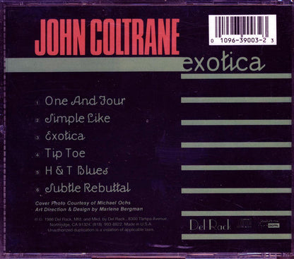 John Coltrane Exotica Music CD