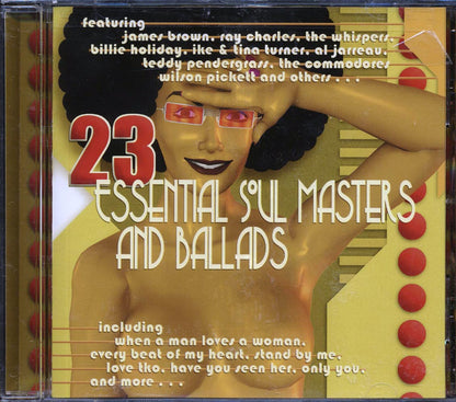 James Brown Ray Charles The Whispers Al Jarreau Etc 23 Essential Soul Masters And Ballads 23 tracks marked/ltd stock Music CD