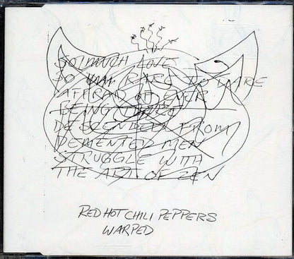 Red Hot Chili Peppers Warped Music CD