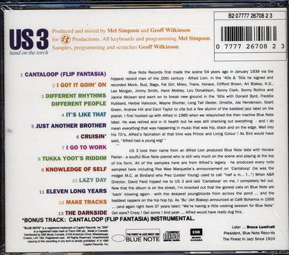 US3 Hand On The Torch Music CD