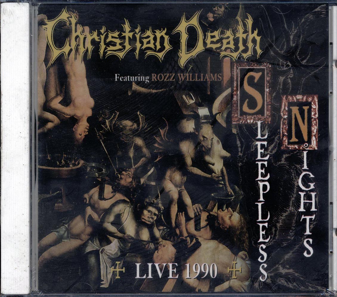 Christian Death Rozz Williams Sleepless Nights marked/ltd stock Music CD