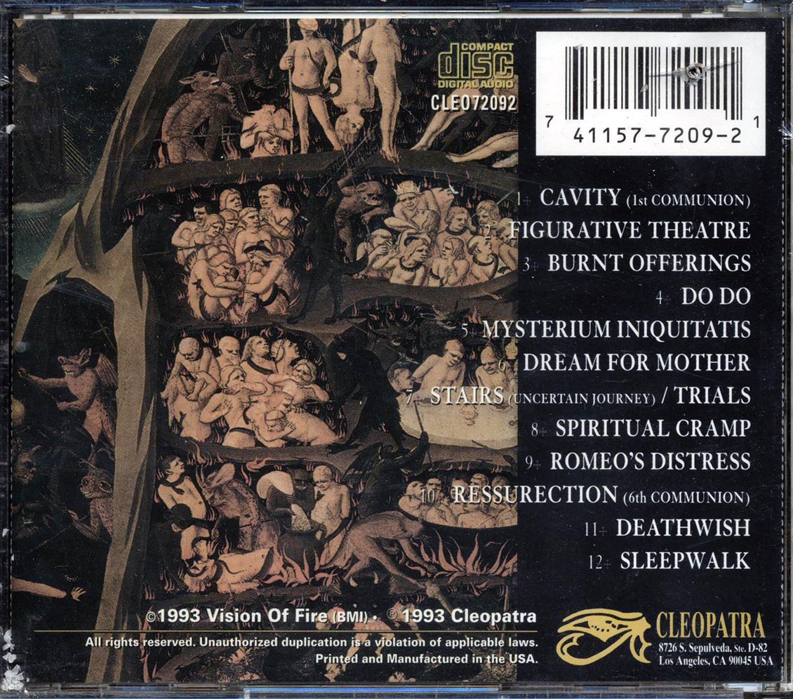 Christian Death Rozz Williams Sleepless Nights marked/ltd stock Music CD