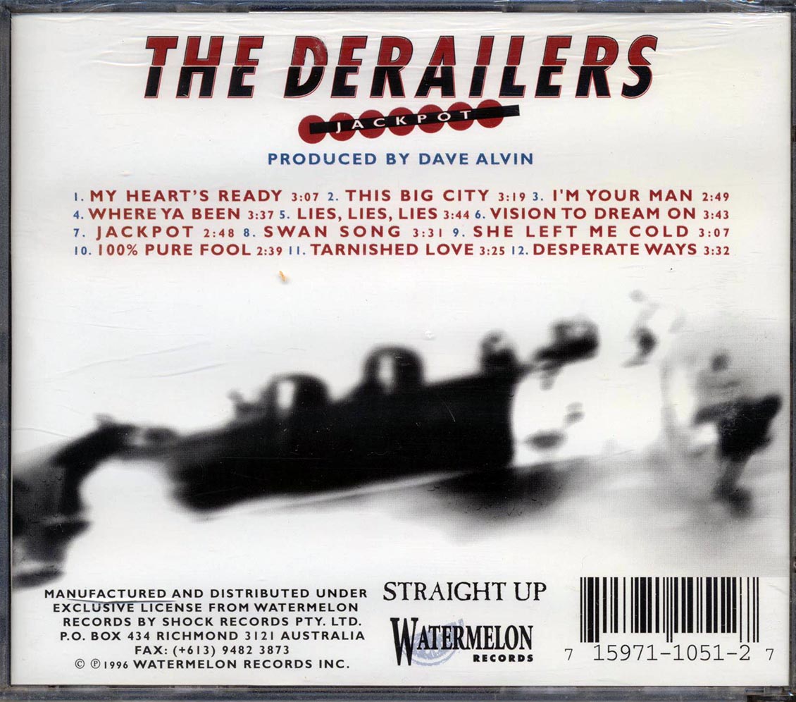 The Derailers - Jackpot Music CD