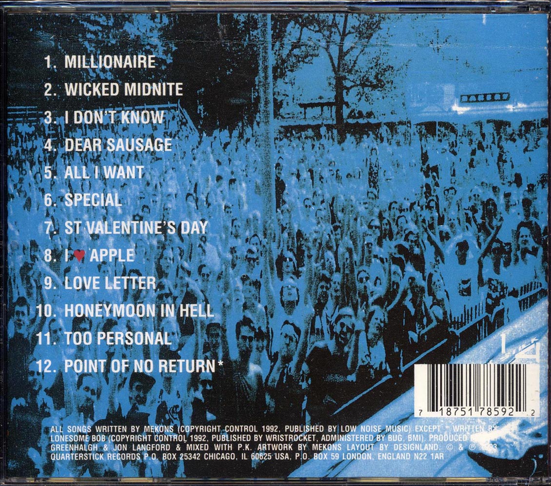 The Mekons - I Love Mekons Music CD