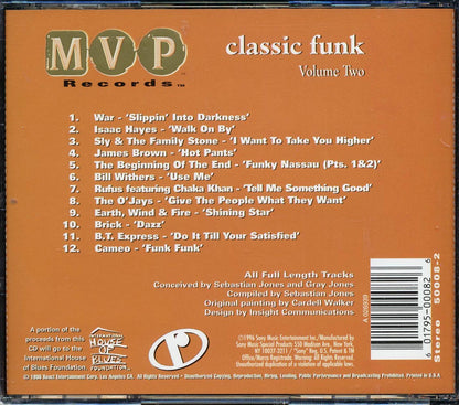 War, Isaac Hayes, Sly & The Family Stone, Etc. - Classic Funk Volume 2 Music CD