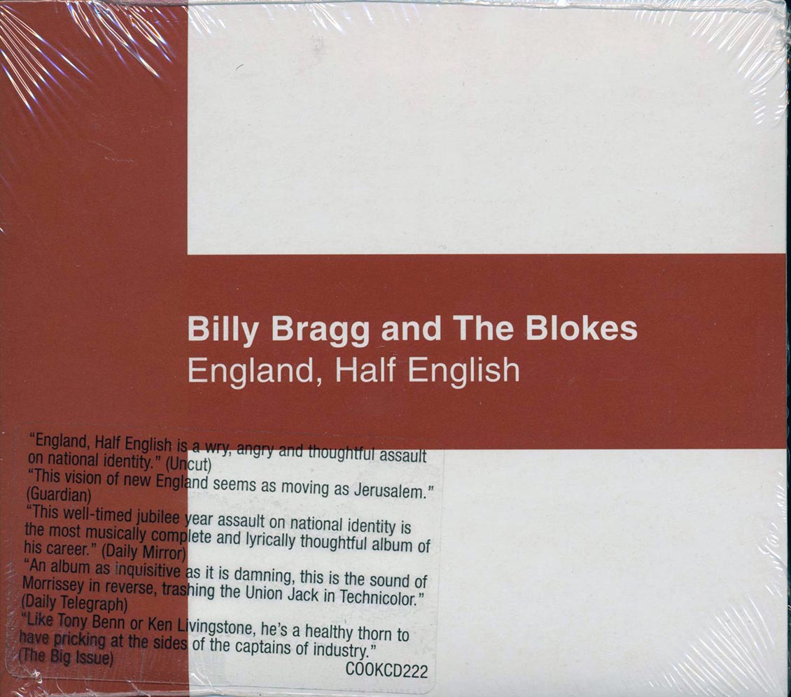 Billy Bragg & The Blokes - England, Half English Music CD