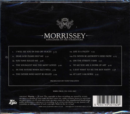 Morrissey - Ringleader Of The Tormentors Music CD