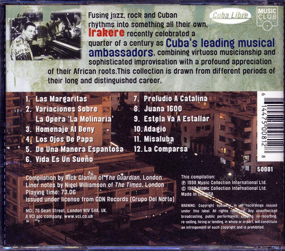 Irakere - La Coleccion Cubana Music CD