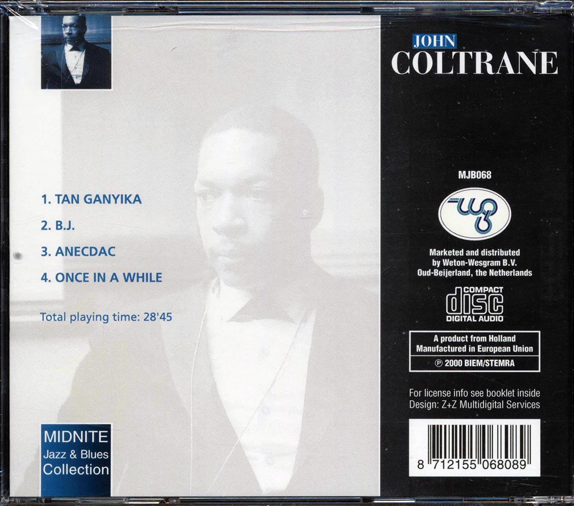 John Coltrane John Coltrane Music CD