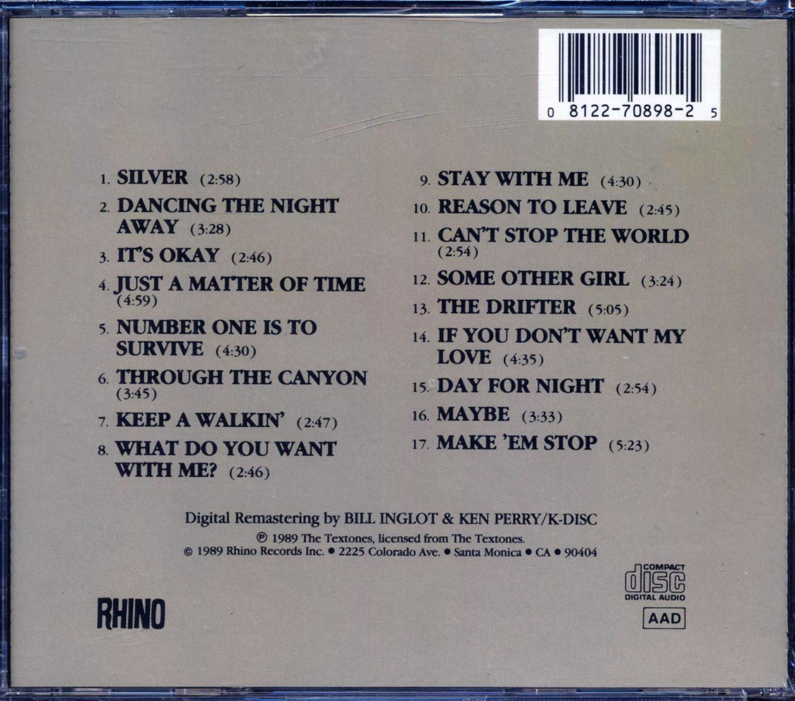 The Textones - Through The Canyon Music CD