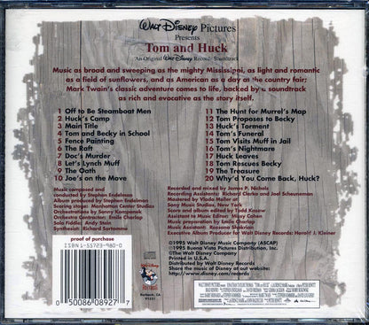Stephen Endelman Tom And Huck Original Soundtrack Music CD