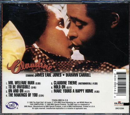 Gladys Knight & The Pips - Claudine: Singing The Original Motion Picture Soundtrack (marked/ltd stock) Music CD