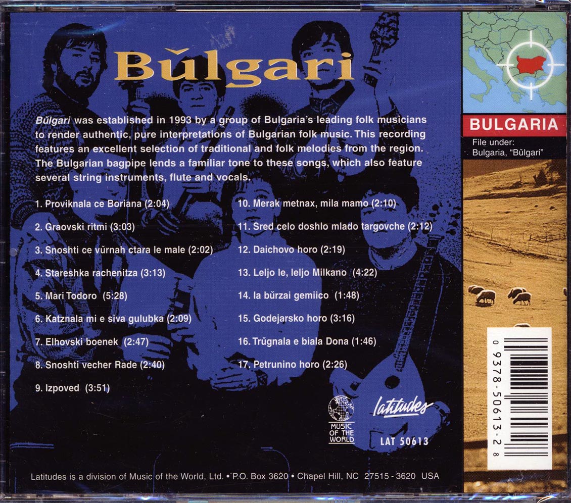 Bulgari - Bulgarian Folk Music Music CD