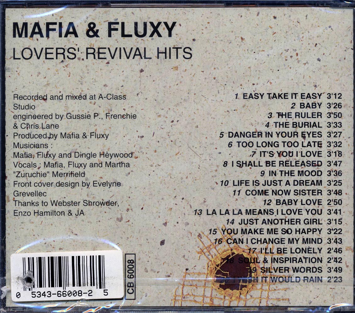 Mafia & Fluxy - Lover's Revival Hits (marked/ltd stock) Music CD