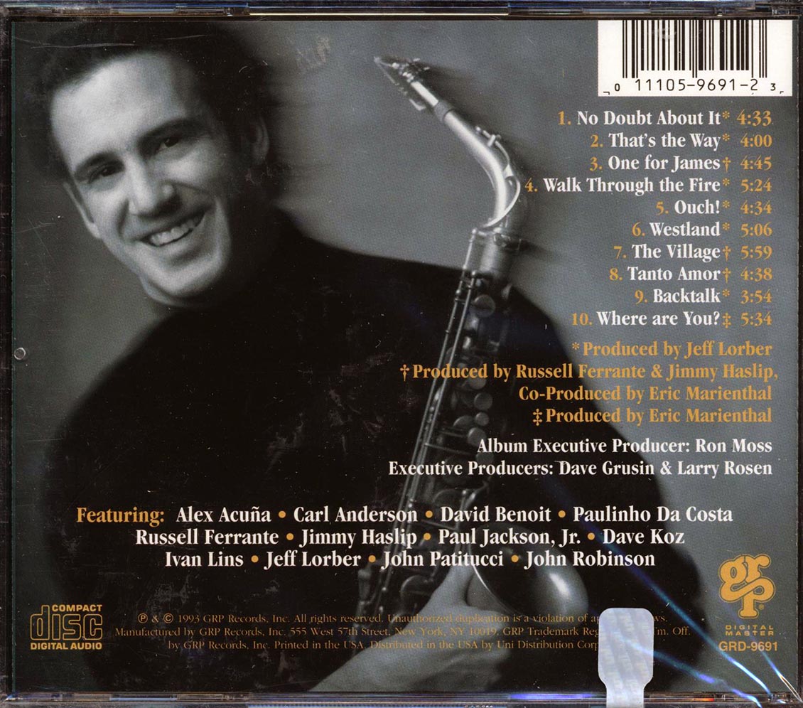 Eric Marienthal - One Touch Music CD