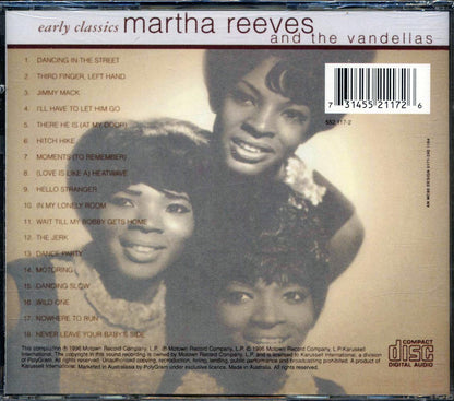 Martha Reeves & The Vandellas - Early Classics Music CD