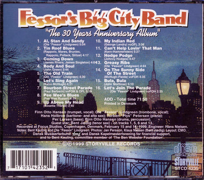 Fessor's Big City Band - 30 Years Anniversary Album Music CD