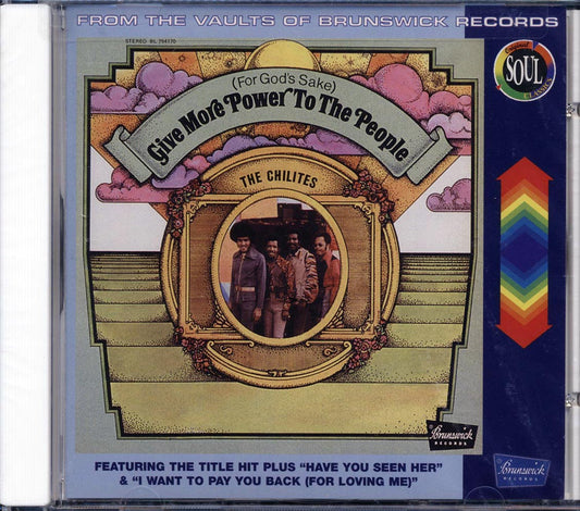 The Chi Lites For God's Sake Give More Power To The People Music CD