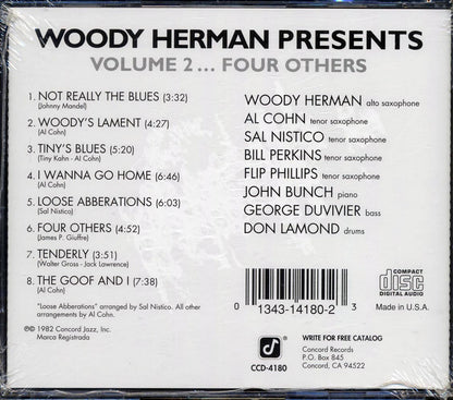 Woody Herman - Woody Herman Presents Volume 2: Four Others Music CD