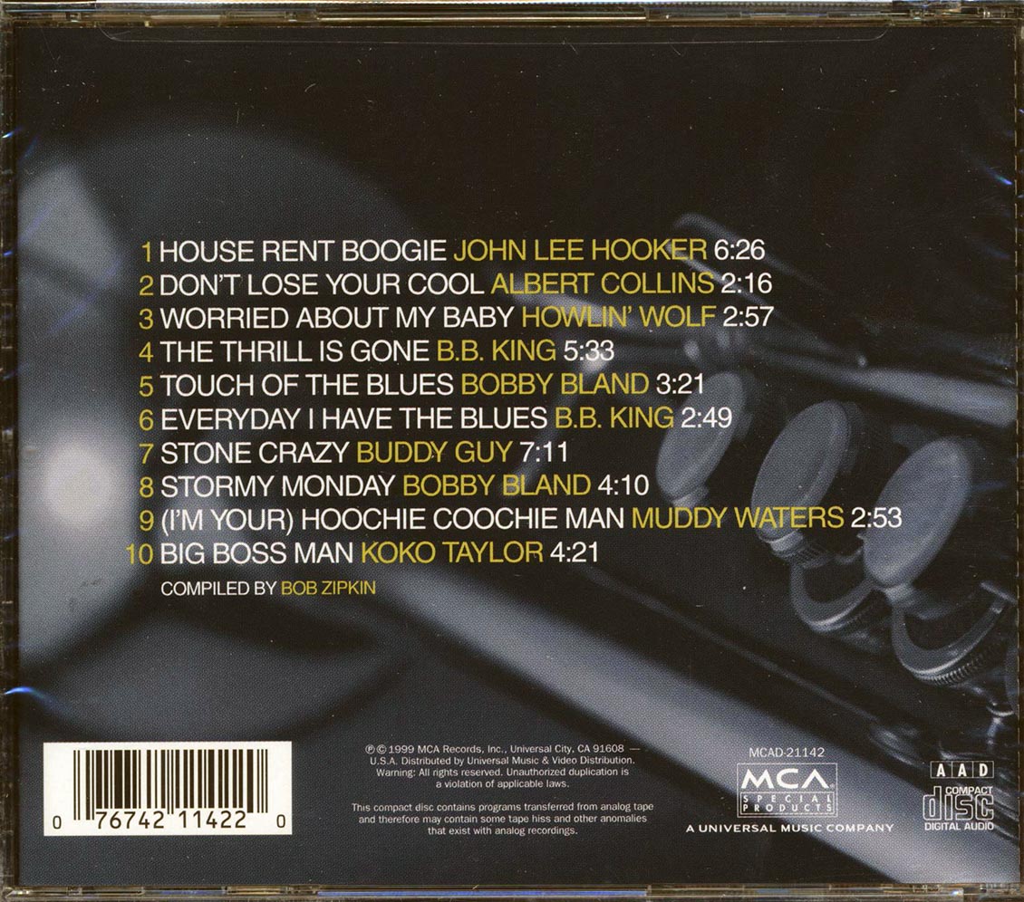 BB King, John Lee Hooker, Bobby Bland, Etc. - Born On The Blues Music CD