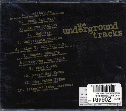 Tupac, Snoop Doggy Dogg, Assassin, Daddy Marco, Notorious BIG, Etc. - The Underground Tracks Music CD