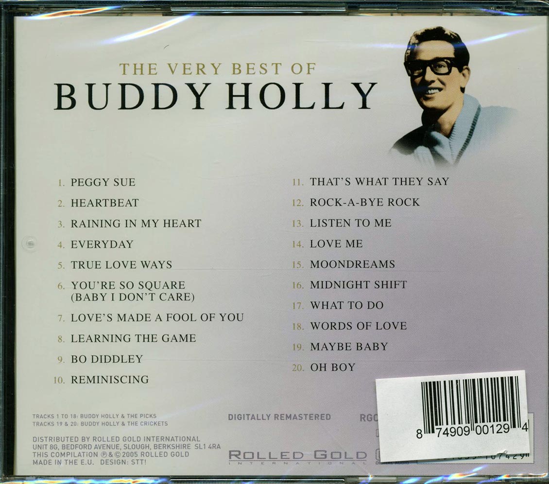 Buddy Holly - The Very Best Of Music CD