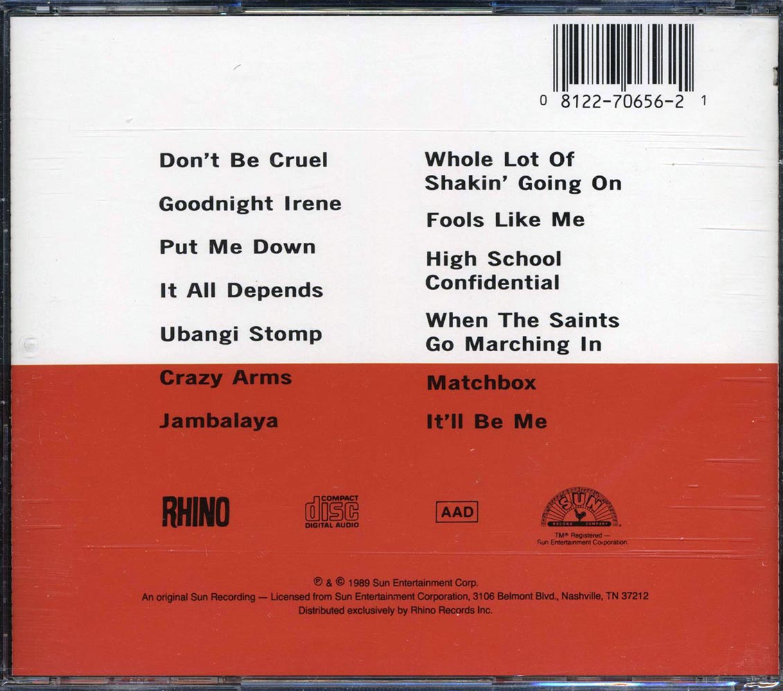 Jerry Lee Lewis - Jerry Lee Lewis Music CD