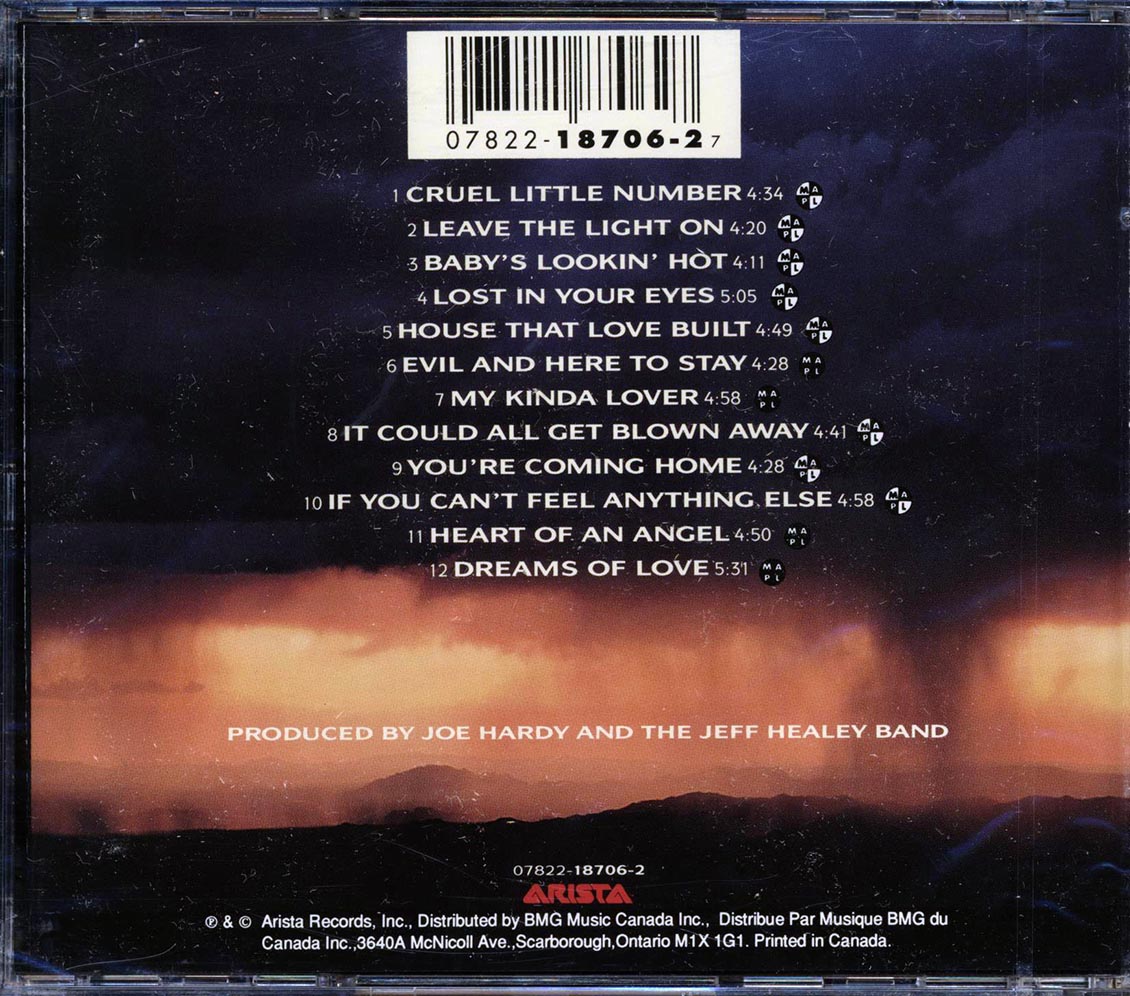 The Jeff Healey Band - Feel This Music CD