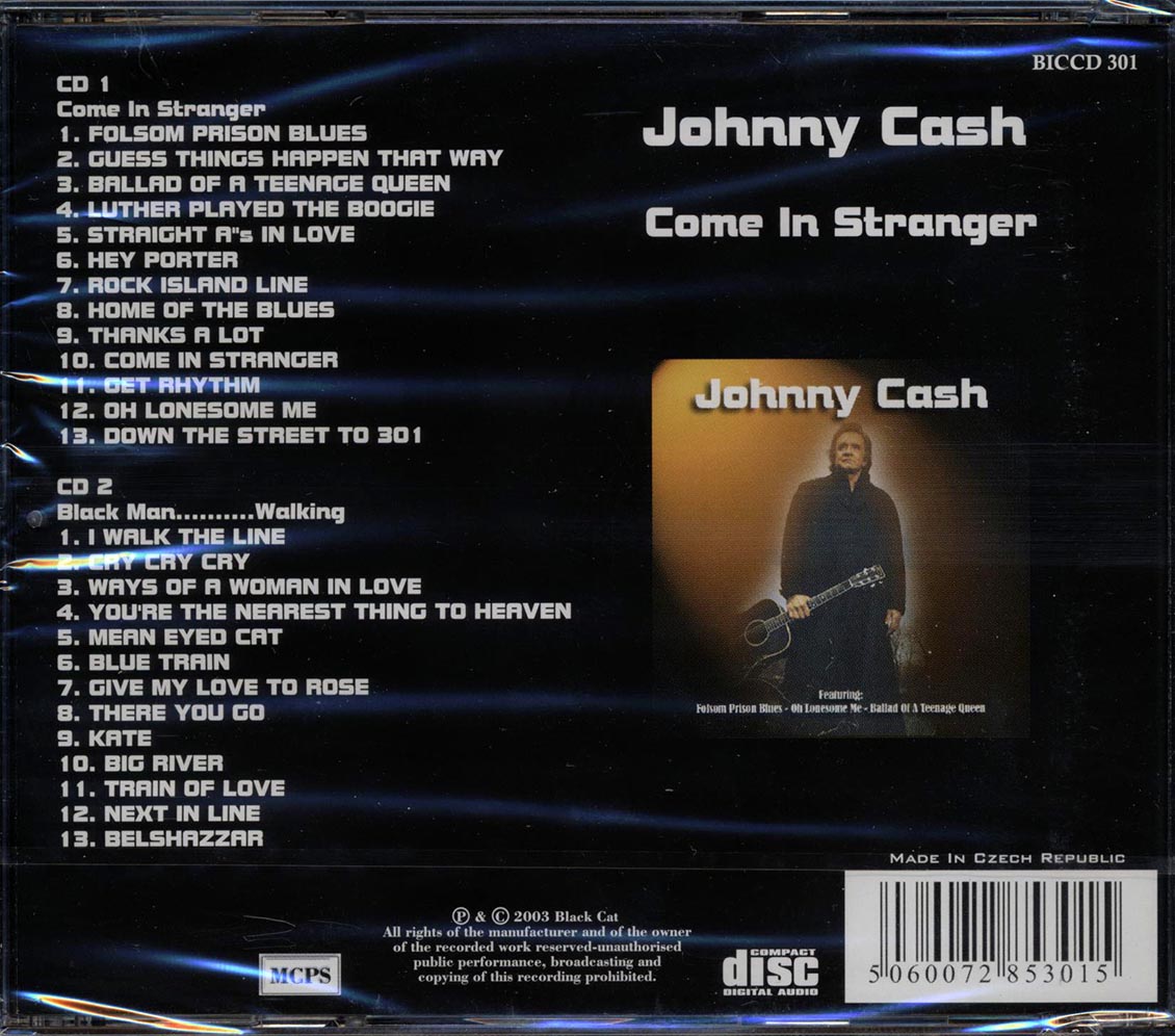 Johnny Cash - Come In Stranger (marked/ltd stock) Music CD