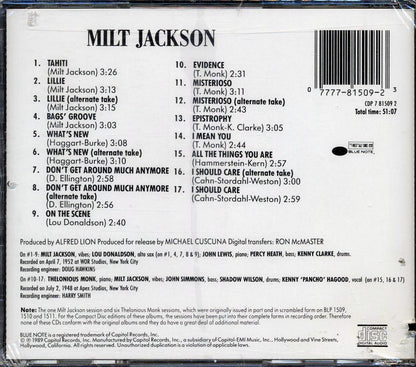 Milt Jackson - Milt Jackson (marked/ltd stock) Music CD