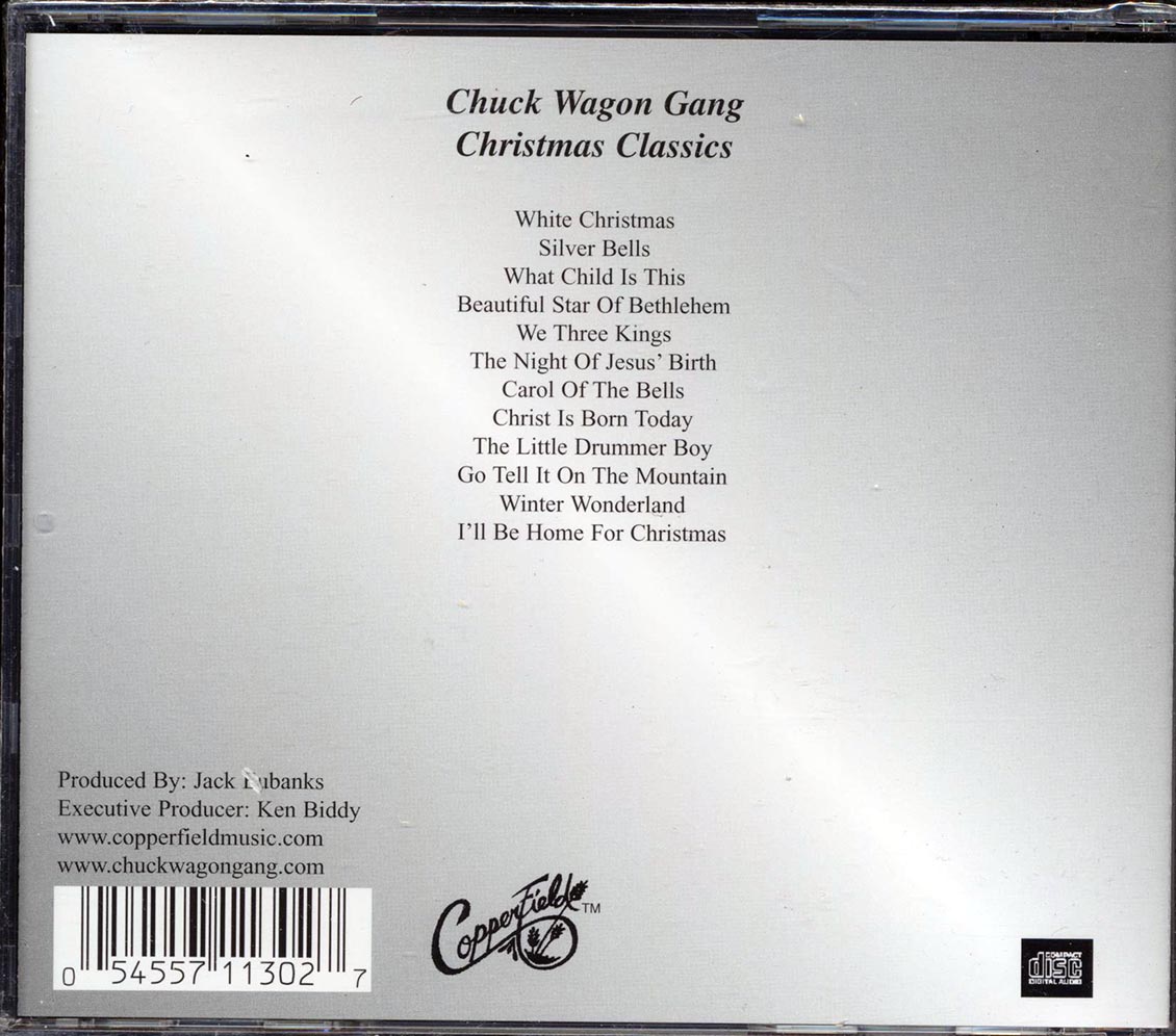 The Chuck Wagon Gang - Christmas Classics Music CD