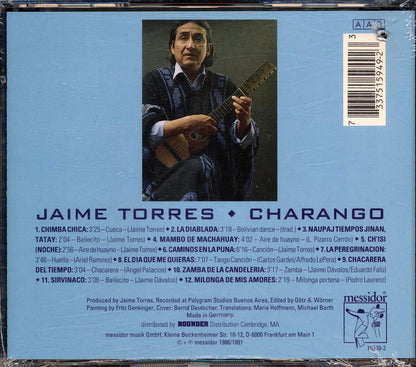 Jaime Torres - Charango (marked/ltd stock) Music CD