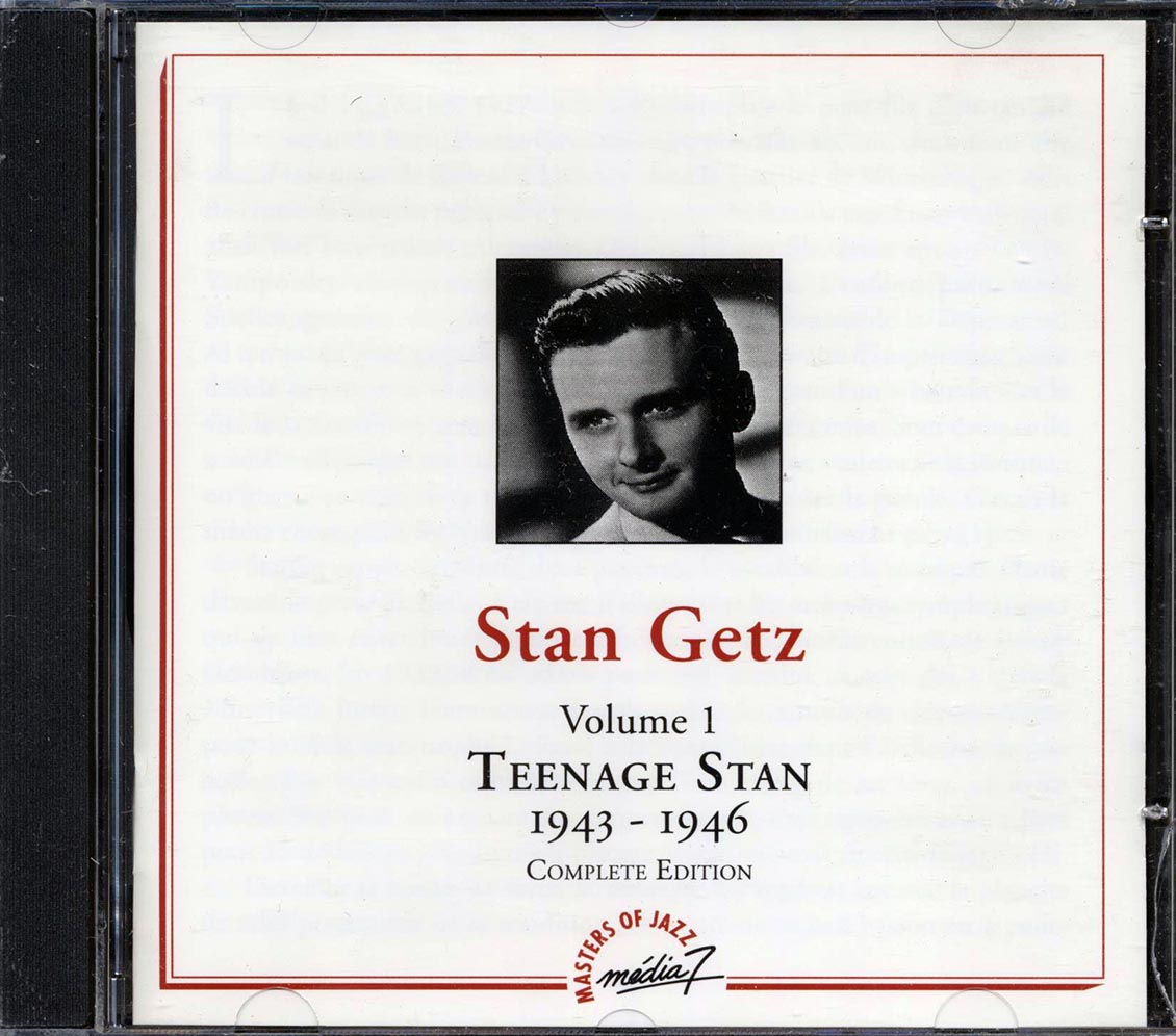 Stan Getz - Volume 1: Teenage Stan 1943-1946 Complete Edition Music CD
