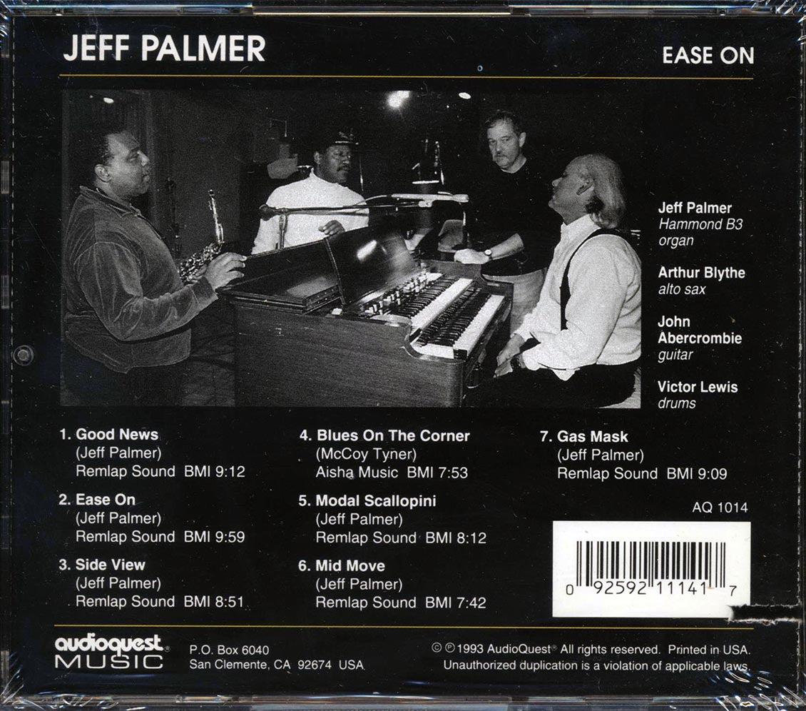 Jeff Palmer, John Abercrombie, Arthur Blythe, Victor Lewis - Ease On (marked/ltd stock) Music CD