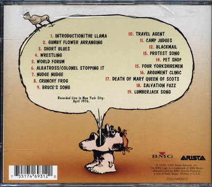 Monty Python - Live: At City Center Music CD
