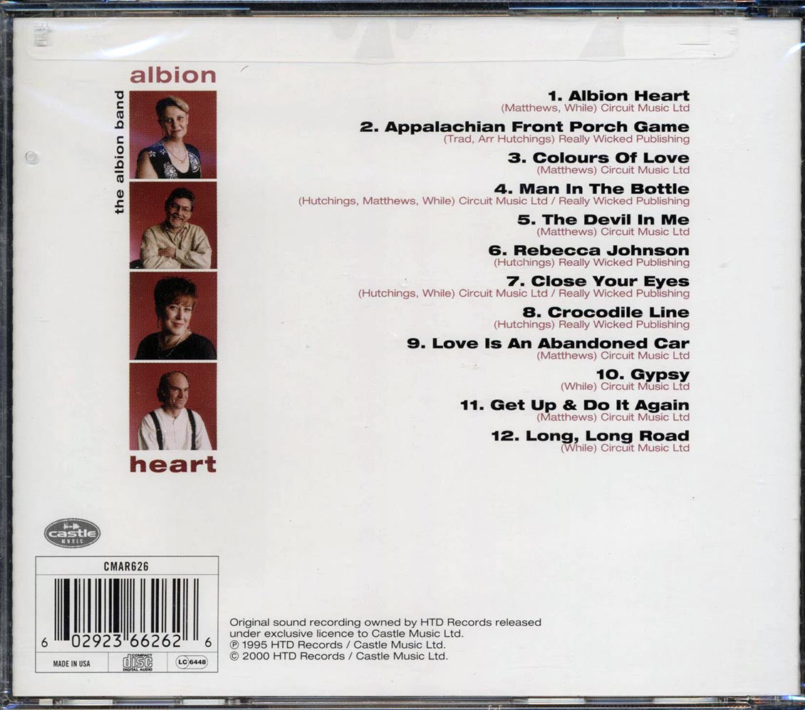 The Albion Band - Albion Heart Music CD