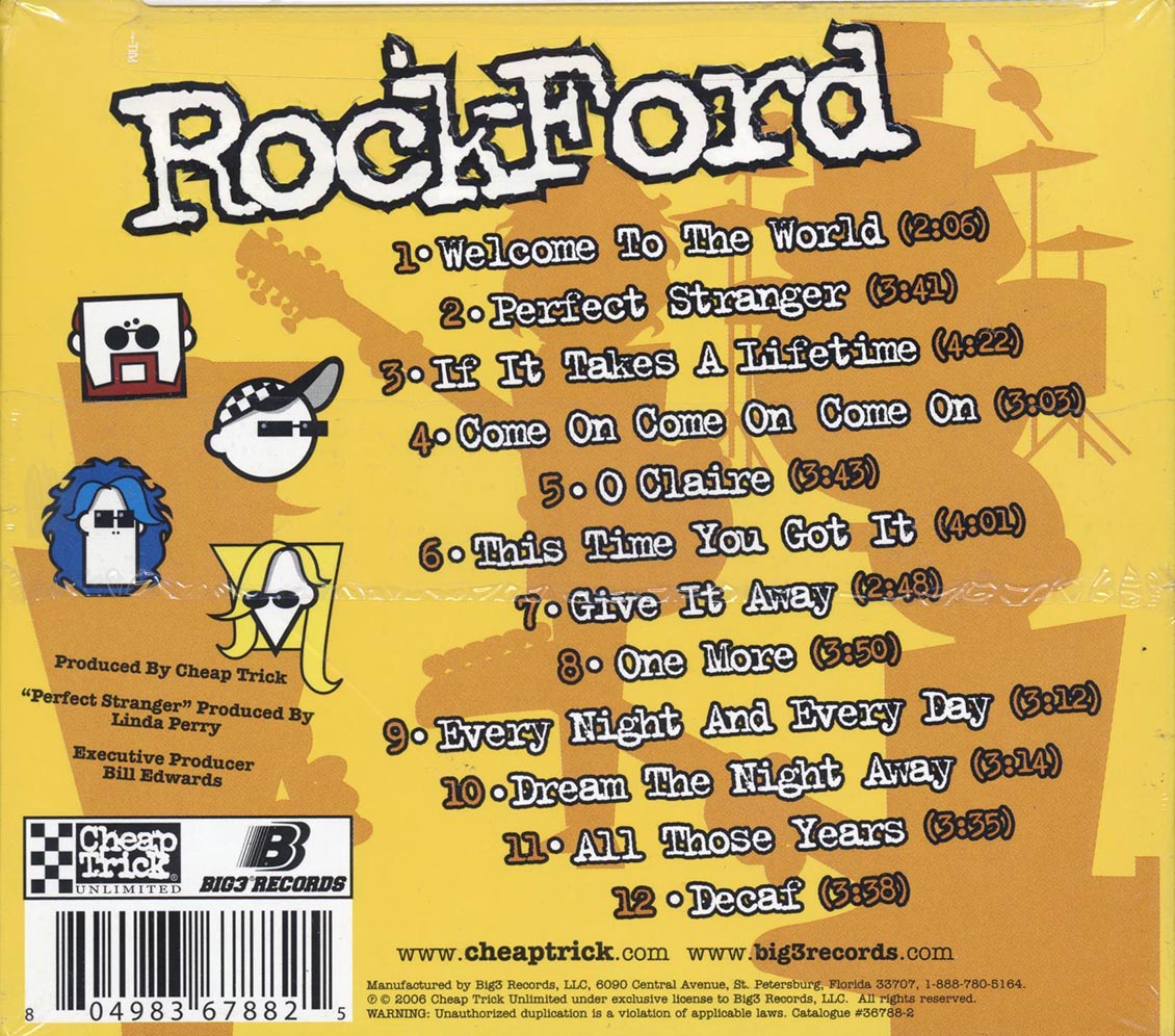 Cheap Trick - RockFord Music CD