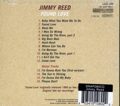 Jimmy Reed - Found Love (+4 bonus tracks) Music CD