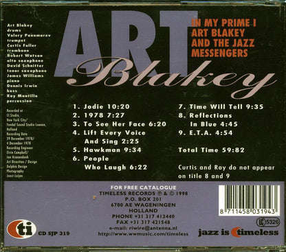 Art Blakey & The Jazz Messengers - In My Prime I Music CD
