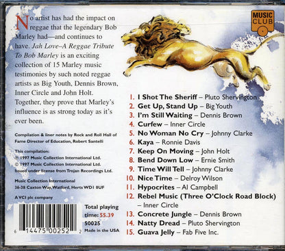Big Youth, Inner Circle, Johnny Clarke, Ernie Smith, Etc. - Jah Love: A Tribute To Bob Marley Music CD