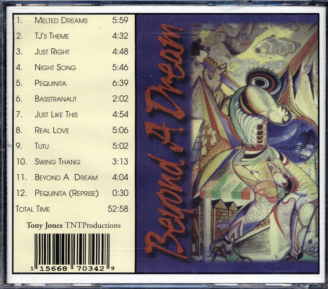 Tony Jones - Beyond A Dream Music CD