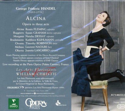 Handel, Alcina, Renne Fleming, Les Arts Florissants, William Christie - Alcina (3xCD) (box set) (incl. large booklet) Music CD