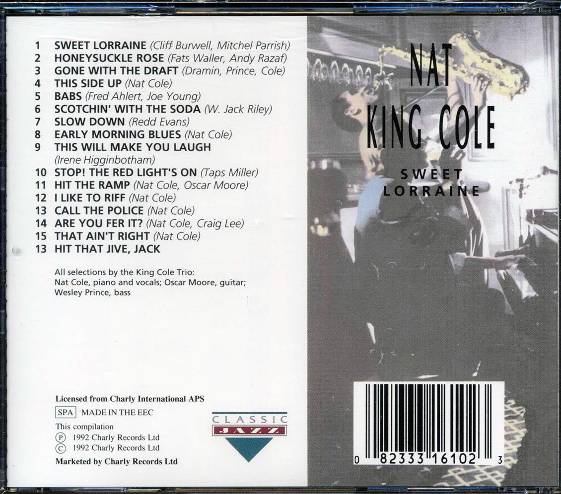 Nat King Cole - Sweet Lorraine Music CD