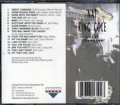 Nat King Cole - Sweet Lorraine Music CD